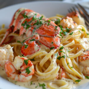 Creamy Lobster Alfredo