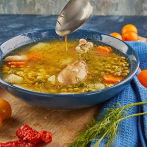 Porcupine Chicken Soup