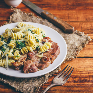 Steak and Pesto Pasta