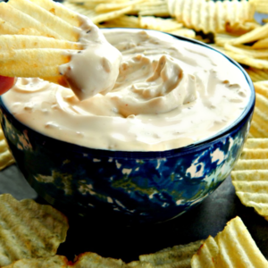 French Onion Dip with Lipton Soup Mix